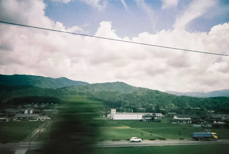 Speeding By on the Train